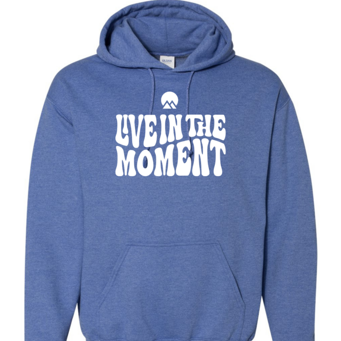 Live In The Moment Hoodie - Gildan